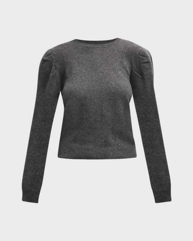 Draped Cashmere-Wool Sweater